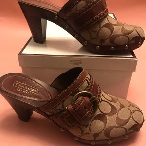 Coach Clogs size 9